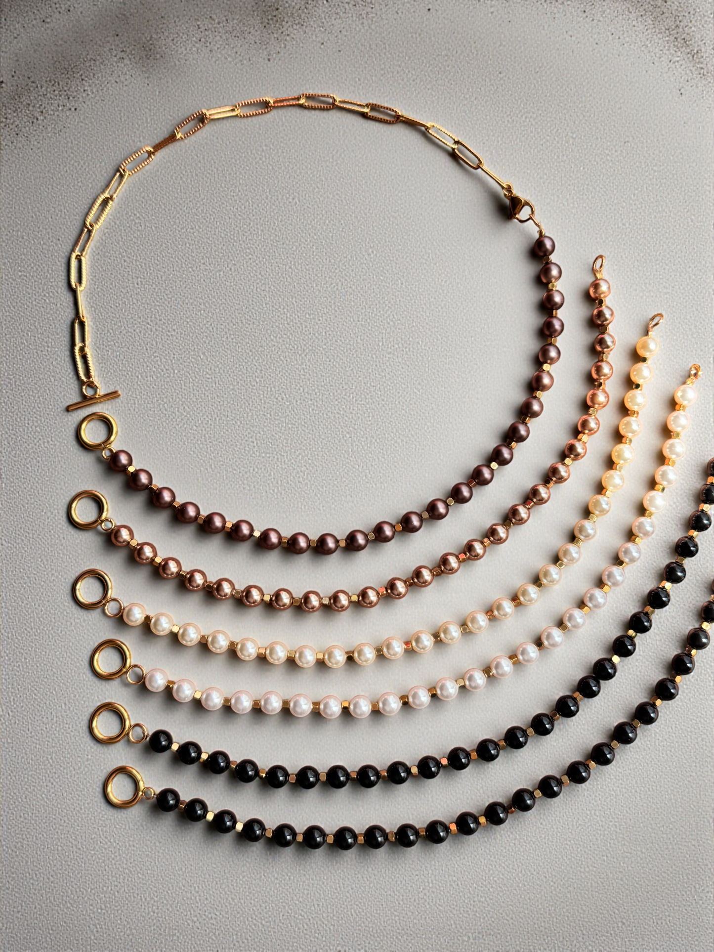 Модул за колие Pearl Muse с автентични перли Swarovski