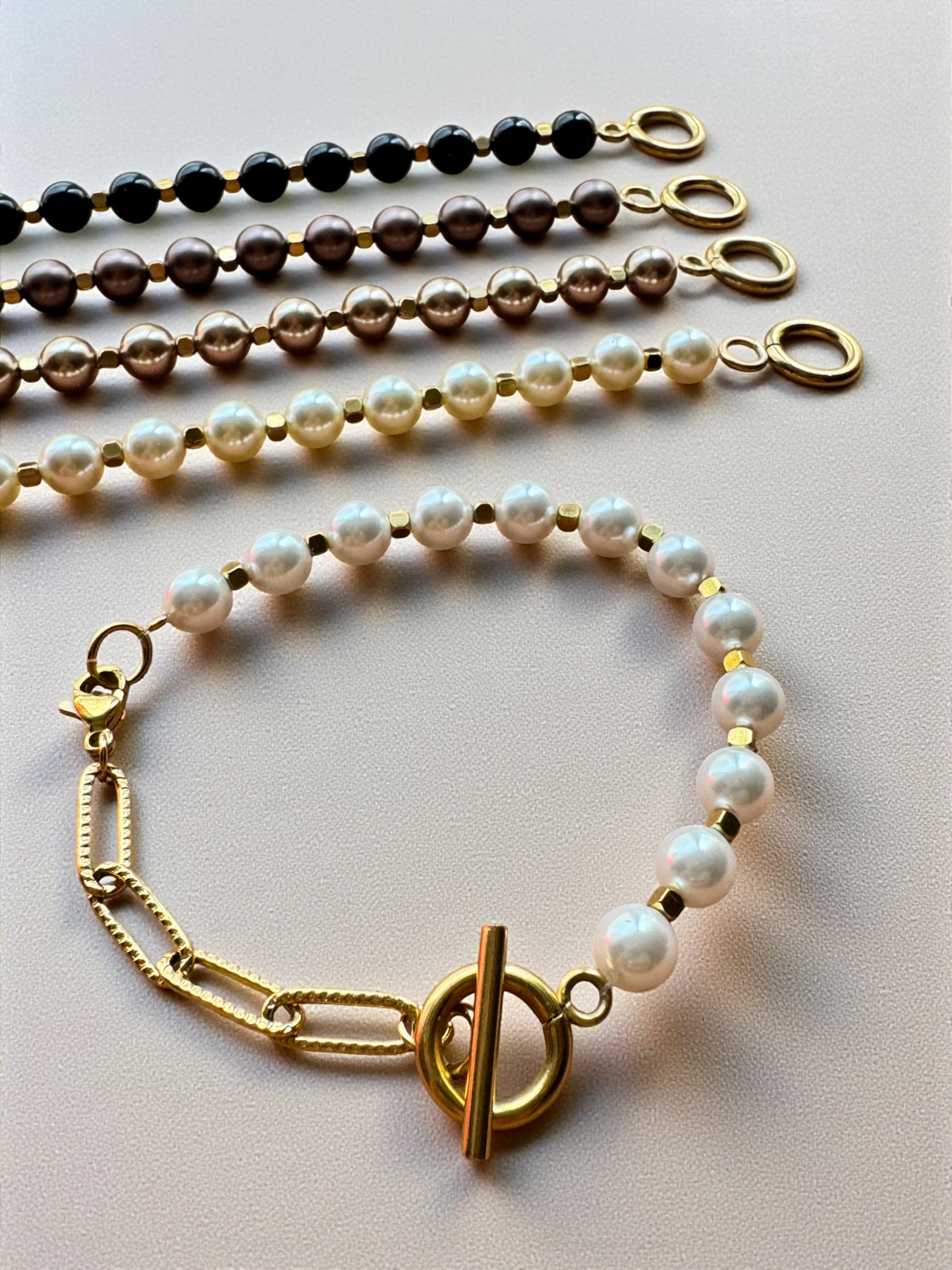 Модул за гривна Pearl Muse с автентични перли Swarovski